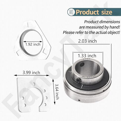 مجموعة محمل المحور المباشر Go-Kart مقاس 1-1/4 بوصة، مجموعة محمل 3 فتحات بشكل مثالي مع دراجات Go Karts الصغيرة/الدراجات الثلاثية/مركبة الطرق الوعرة in Kuwait