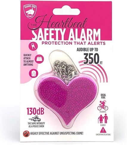 Guard Dog Security Heartbeat Keychain Alarm for Women, 130dB Siren, Personal Defense Alarm in Saudi Arabia