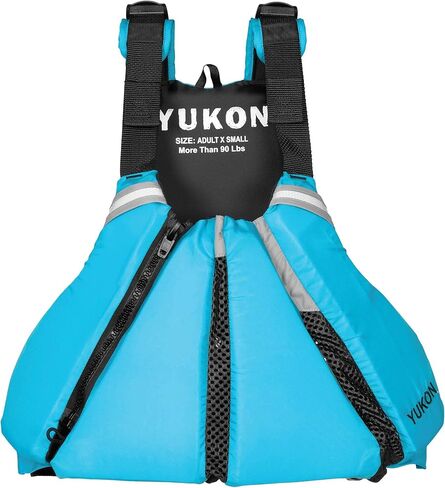 Yukon Sport Paddle Life Vest, Turquoise, Small/Medium in Saudi Arabia