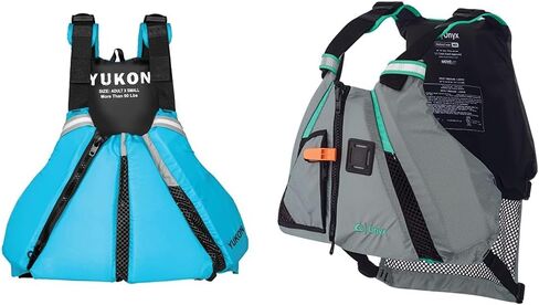 Yukon Sport Paddle Life Vest, Turquoise, Small/Medium in Saudi Arabia