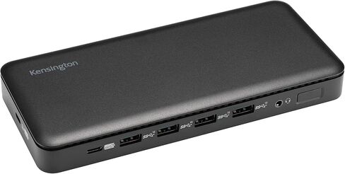 محطة إرساء Kensington ثلاثية العرض USB-C مع 100 واط PD لأجهزة Dell وHP وLenovo وAcer وASUS وRazer وSurface (أسود) in Kuwait