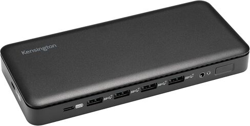 محطة إرساء Kensington ثلاثية العرض USB-C مع 100 واط PD لأجهزة Dell وHP وLenovo وAcer وASUS وRazer وSurface (أسود) in Kuwait