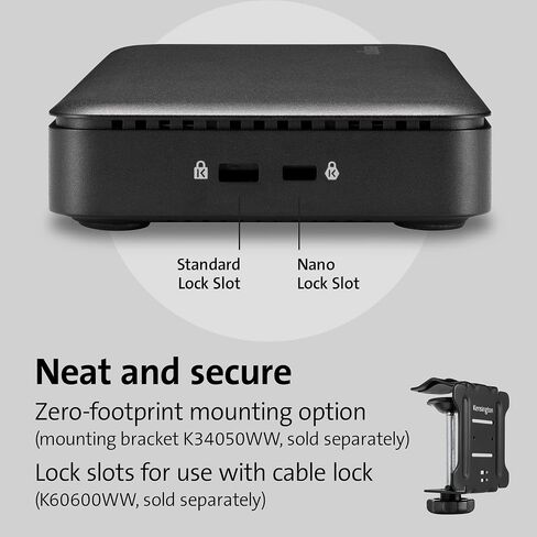 محطة إرساء Kensington ثلاثية العرض USB-C مع 100 واط PD لأجهزة Dell وHP وLenovo وAcer وASUS وRazer وSurface (أسود) in Kuwait