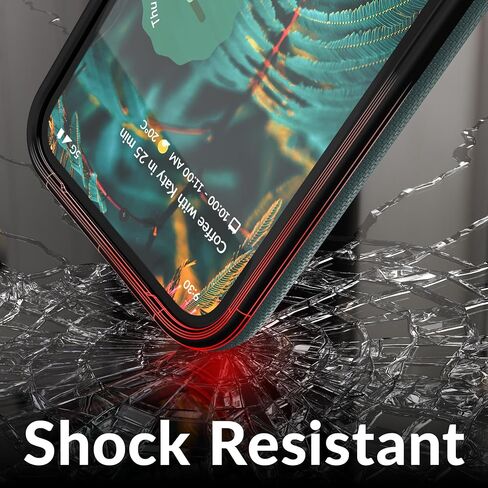 حافظة Crave Dual Guard لهاتف Google Pixel 8a، حافظة مزدوجة الطبقات للحماية من الصدمات لهاتف Google Pixel 8a - أخضر غابة in Kuwait