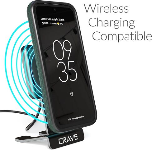 حافظة Crave Dual Guard لهاتف Google Pixel 8a، حافظة مزدوجة الطبقات للحماية من الصدمات لهاتف Google Pixel 8a - أخضر غابة in Kuwait