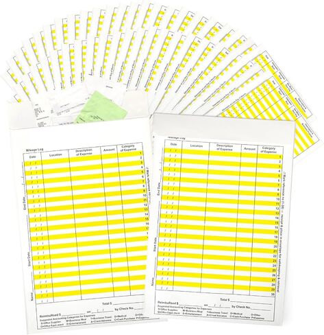 48 Pack Receipts Organizer Expense Envelopes Tax Receipt Organizer Business Expense Tracker Store Receipts Receipt Tracking for Personal Entrepreneurs Truckers Accountants and Small Businesses in Saudi Arabia