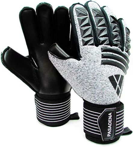 Vizari Sports Pasadena Soccer Goalie Goalkeeper Gloves for Kids Youth & Boys, Football Gloves with Grip Boost Padded Palm and fingersave Flat Cut Construction in Saudi Arabia