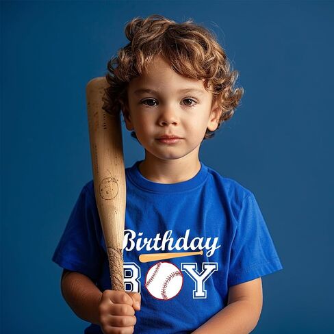 Birthday Boy Shirts Baseball/Basketball/Football Birthday Tshirts 2nd 3rd 4th 5th 6th 7th 8th 9th in Saudi Arabia