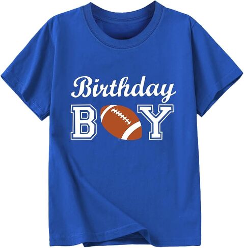 Birthday Boy Shirts Baseball/Basketball/Football Birthday Tshirts 2nd 3rd 4th 5th 6th 7th 8th 9th in Saudi Arabia