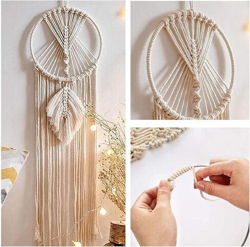 9 PCS Silver Metal Dream Catcher Ring Hoop Macrame Hoop Ring Moon Bear Cat Horse Half Circle Peace Shape Metal Hoops for Wall Wreath Craft Making Decoration (4-7inch) in Kuwait