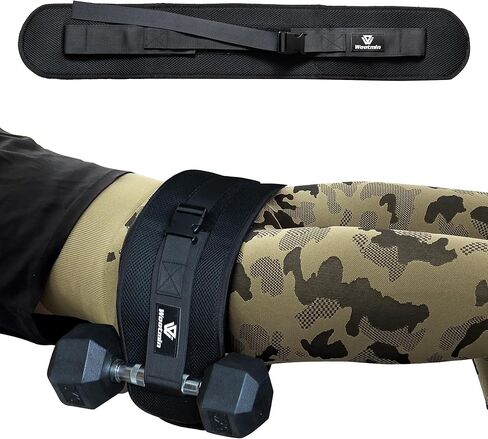 حزام دفع الورك، حزام دفع الورك مطور بالكامل للدمبل، حزام دفع الورك أكثر راحة، حزام دفع الورك في صالة الألعاب الرياضية المنزلية مع وسادات أوسع وأطول مضادة للانزلاق. in Kuwait