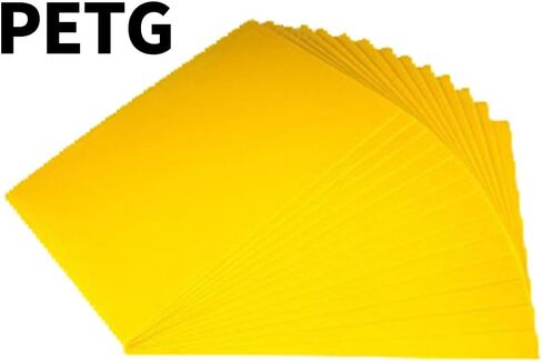 Vacuum Former Specialized Sheets 73PCS PETG Vacuum Forming Machine Sheet 0. 3mm A3 (297mm×420mm/16.54x11.69in) Size Transparent Printable Safe for Food. in Saudi Arabia