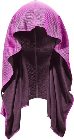Cooling Towel for Sports, Neck, Face, Head, Yoga, Gym, Cycling, Running, Golf, Outdoor Activities, Hot Weather, Moisture Wicking, Quick Dry, Breathable, UV Protection (Purple) in Saudi Arabia