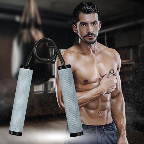 KDG Grip Strength Trainer 4 Pack، 50LB-200LB مقوي قبضة اليد المعدنية المطاطية، تمرين الساعد غير القابل للانزلاق، قابض اليد عالي التحمل، تمرين اليد لزيادة ساعد المعصم بسرعة in Kuwait