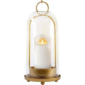 حاملي شموع الزجاج إعصار ، فوانيس كبيرة ومتوسطة النحاس ، حامل شمعدان بعد أن شموع عمود عتيقة ، مزرعة مزرعة ريفي معدنية ذهبية مع سلاسل الخطاف in Kuwait