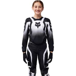 Fox Racing Youth 180 Motocross Dirt Bike Jersey, Fluorescent Yellow Lean, Large in Kuwait