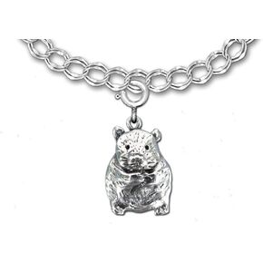 Sterling Silver Chinchilla Charm for Charm Bracelet in Kuwait