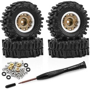 REDSPIDER 0.7" Cling On Crawler Tires OD 40 * 16mm For RC Axial SCX30 Redcat Ascent-32 1/30 1/32 RC Crawler 0.7 Beadlock Wheels (Tires) in Saudi Arabia