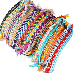 30pcs Woven Wrap Friends Friends Bracelets مصنوعة يدويًا قابلة للتعديل ملونة للسكان القطن حبل القطن المجوهرات المجوهرات in Kuwait
