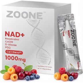 NAD Liquid Supplement, NAD+ Liquid Supplement 1000mg, with Nicotinamide Riboside, Resveratrol & PQQ, NAD Supplements for Men & Women, Healthy Aging & Boosts Cellular Energy – 30 Packs in Saudi Arabia