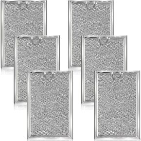 12 Pack Microwave Filter Replacement 7.64 x 5.1 Inch Microwave Oven Grease Filter for Kitchen Air Entering over the Range Oven Stove Compatible with Wb06x10309 Wb06x10359 in Kuwait