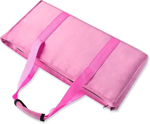 Empty Mahjong Bag with A Wrapper for Racks and an Extra Bag for Tiles (Red, Case Only) in Saudi Arabia