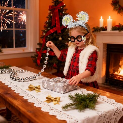 Wildarms New Years Eve Outfit Accessory, 2026 Bopper Headband and Glasses Set, Party Supplies and Favors, One Size in Saudi Arabia