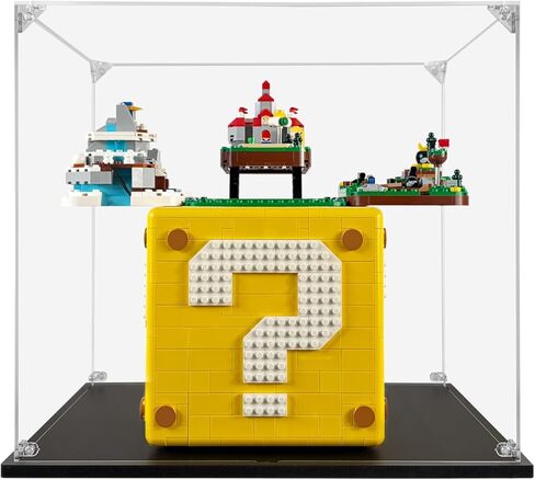 حافظة عرض أكريليك متوافقة مع Lego Mario Kart - Mario & Standard Kart #72037، حافظة عرض مقاومة للغبار (الحافظة فقط) (مجموعات Lego غير متضمنة) in Kuwait