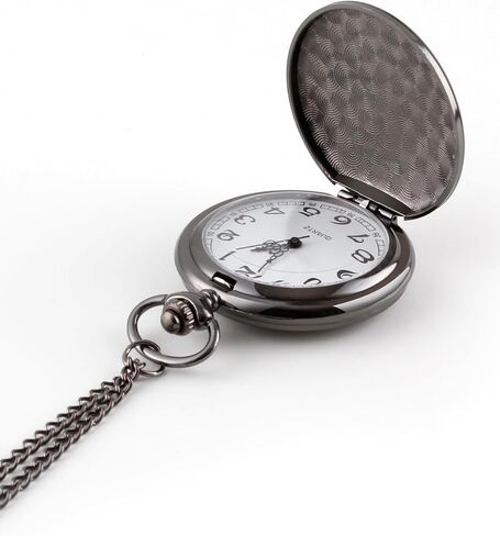 I-MART Smooth Vintage Pocket Watch with Chain in Saudi Arabia