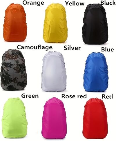 2 Pack Waterproof Backpack Rain Cover Fits 30-50L Backpacks in Saudi Arabia