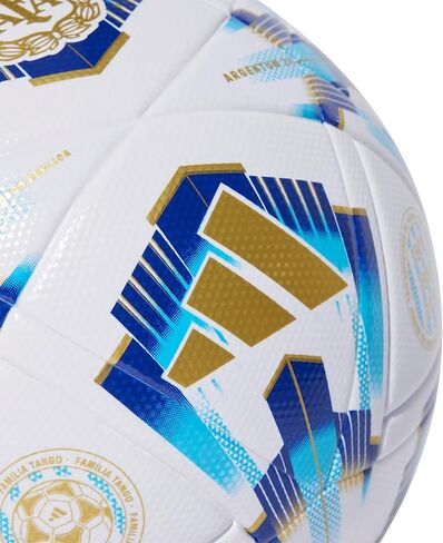 adidas Argentina 24 League Ball - Seamless Construction, Resilient Butyl Bladder, Official Size 4-5, Argentina Printed Crest in Saudi Arabia