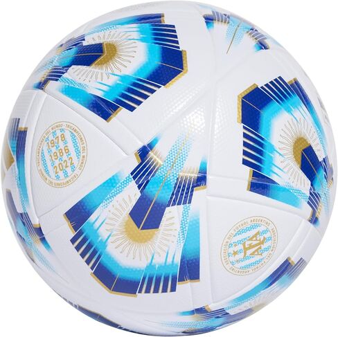 adidas Argentina 24 League Ball - Seamless Construction, Resilient Butyl Bladder, Official Size 4-5, Argentina Printed Crest in Saudi Arabia