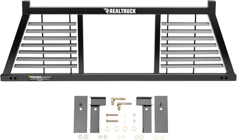 RealTruck Backrack Safety Rack Frame + Hardware Kit for use w/ 21" Toolbox, Combo | No Drill, Black | 10800 & 30511TB | Fits 2004-2015 Nissan Titan in Saudi Arabia