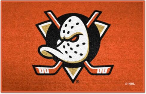 FANMATS 10623 Anaheim Ducks Starter Mat Accent Rug - 19in. x 30in. | Sports Fan Home Decor Rug and Tailgating Mat in Saudi Arabia