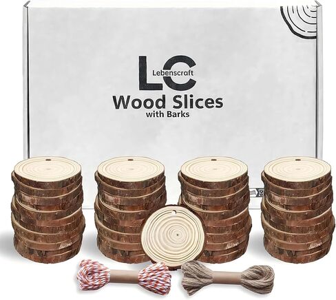 Wood Slices 2 Inch, 60 Pcs Wood Rounds Discs, 1.5-2.0 inches in Saudi Arabia