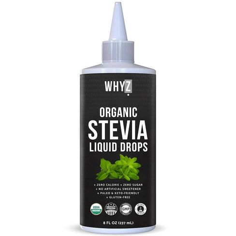 Organic Stevia Liquid Drops Zero Calorie Natural Sweetener for Coffee, Tea & Baking, Pure Stevia Extract, Keto Friendly, 1 fl oz, 228 Servings in Saudi Arabia