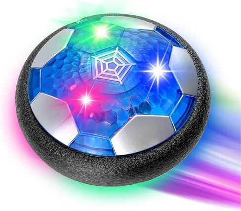 كرة قدم Foneso 3 في 1، مجموعة هوكي للأطفال الصغار مع أضواء LED، ألعاب داخلية وخارجية للأطفال، هدية كرة القدم لعمر 3 4 5 6 7 8 9+ هدايا عيد ميلاد للأولاد والبنات in Kuwait