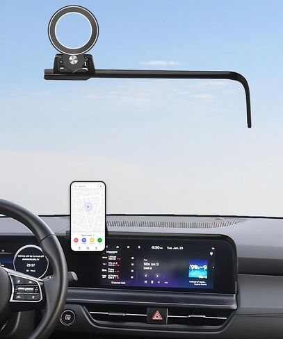 Car Phone Holder for 2025 2026 KIA Carnival/Carnival EV Accessories Apply to 12.3 Inch Touch Screen Fixed Clip Magnetic Cell Phone Mount Hands-Free 360 Degree Rotation in Saudi Arabia