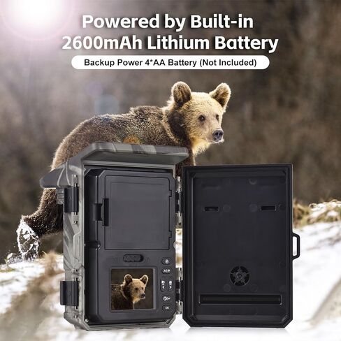 كاميرا SuntekCam Solar Trail بدقة 50 ميجابكسل بدقة 4K HD لألعاب الفيديو مع رؤية ليلية واضحة بالأشعة تحت الحمراء، كاميرا مقاومة للماء لمسار ألعاب الغزلان البرية، سرعة تشغيل 0.2 ثانية in Kuwait