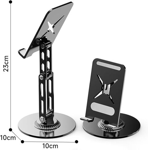 UncleS Phone Stand Heavy Duty 360 Rotating Tablet Holder Metal Desk Stand For Smartphones And E Readers Aluminum Phone Stand in Saudi Arabia