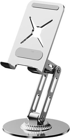 UncleS Phone Stand Heavy Duty 360 Rotating Tablet Holder Metal Desk Stand For Smartphones And E Readers Aluminum Phone Stand in Saudi Arabia