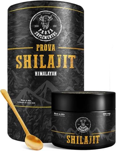 Himalayan Pure Shilajit Resin | 85+ Trace Minerals, 75% Fulvic Acid, for Energy, Strength & Immunity, Pure Shilajit for Men & Women, with Lab Test Report | 500mg Servings (50g) in Saudi Arabia