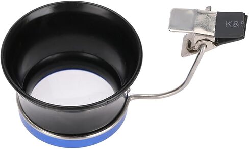Magnifying Glass, Jewelers Loupe, Aluminum Alloy Clip On Magnifiers for Eyeglasses, Portable Watchmakers Loupe, 2.4 x 1.6 x 1.6 Inch Watch Loupe Watch Repair Tool (10X) in Saudi Arabia
