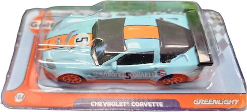 المقتنيات Greenlight 51579 1:64 Scale 2010 Chevy Corvette C6 -R - Gulf Oil #5 (ToylandBay Exclusive) in Kuwait