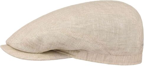 Stetson Belfast Linen Summer Flat Cap Men Portmeal 7 1/8 in Saudi Arabia
