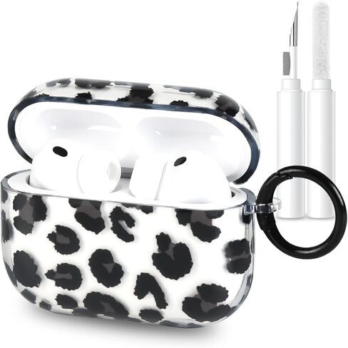 حافظة لجهاز AirPods Pro 3، حافظة لطيفة ورائعة بتصميم جمالي على شكل سلحفاة كهرمانية، غطاء سلسلة مفاتيح مقاوم للصدمات لجهاز Airpods Pro 3nd(2025) للفتيات والنساء in Kuwait