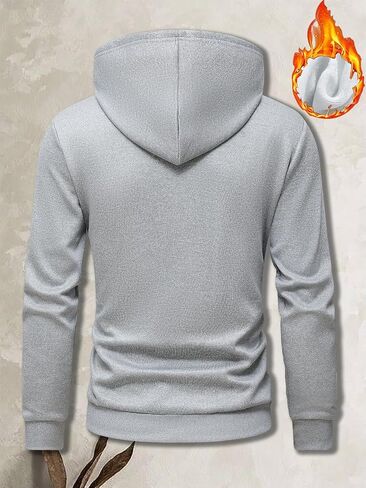 Composite ultra-soft fleece comfortable skin-friendly casual cardigan zip-up hooded sports windbreaker jacket in Saudi Arabia