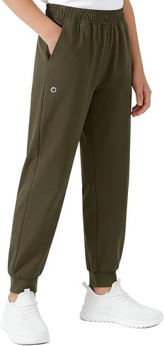 PATPAT Boys Ultra-Soft Quick-Dry Athletic Pants with Pockets & Inner Drawcord, Lightweight Joggers for Sports Training in Saudi Arabia