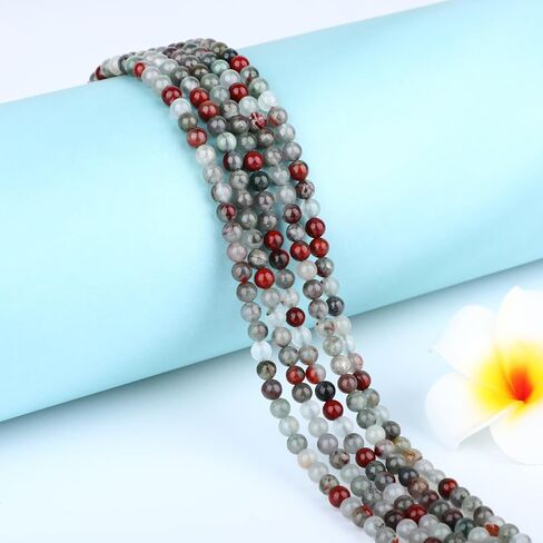 Natural Stone Beads Round Genuine Real Stone Beading Strand Loose Gemstones DIY Smooth Bead for Bracelet Necklace Earrings Jewelry Making (Pink Quartz, 8mm 45 Pieces) in Saudi Arabia