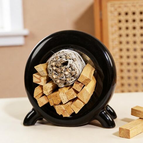 Wooden Palo Santo Holder-Incense Storage Ideal for Palo Santo Sticks&Sage|Perfect for Meditation, Zen Rituals Energy Cleansing|Spiritual Decor for Yoga, Mindfulness Aromatherapy in Kuwait